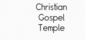 Welcome to CGT Church - Christian Gospel Temple logo