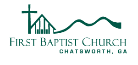 First Baptist Church of Chatsworth First Baptist Church of Chatsworth logo
