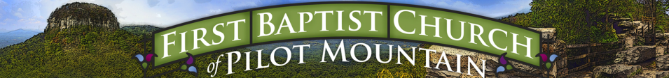 First Baptist Church of Pilot Mountain First Baptist Church of Pilot Mountain logo