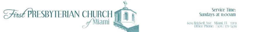 First Presbyterian Church of Miami First Presbyterian Church of Miami logo