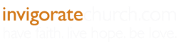 invigorate church.  Capturing the heart of a generation to reach a generation. logo