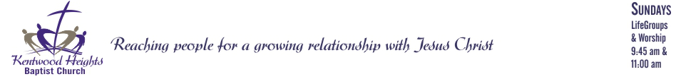 Kentwood Heights Baptist Church logo