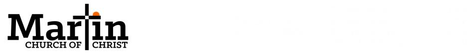 Martin Church of Christ Martin Church of Christ logo