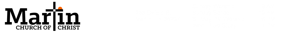 Martin Church of Christ Martin Church of Christ logo