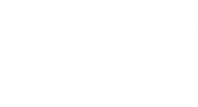 Mountain Springs Community Church logo
