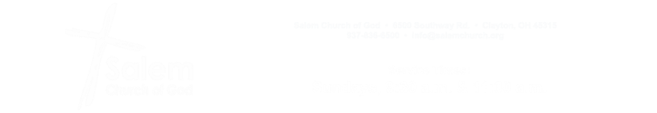 Salem Church of God Salem Church of God logo