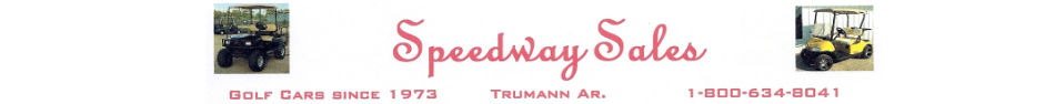 Speedway Sales Golf Cars logo