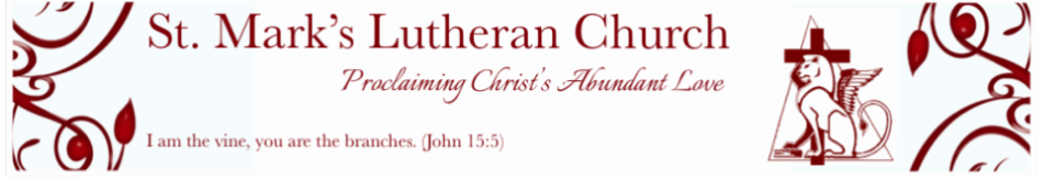 St. Mark's Lutheran Church St. Mark's Lutheran Church logo