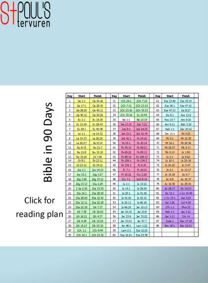 st pauls anglican church resources bible in 90 days 90 day bible reading plan