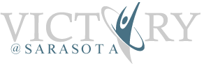 Victory at Sarasota:  Sarasota Church, Saturday Night Service, Non-Denominational, Brian and Bren Gibbs logo
