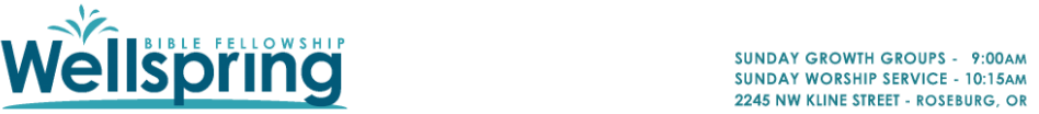 Wellspring Bible Fellowship Wellspring Bible Fellowship logo